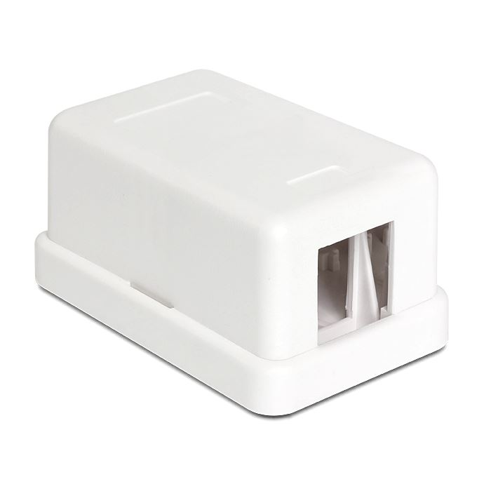 DeLock Keystone falra szerelhető doboz 1 portos (86226) (86226)