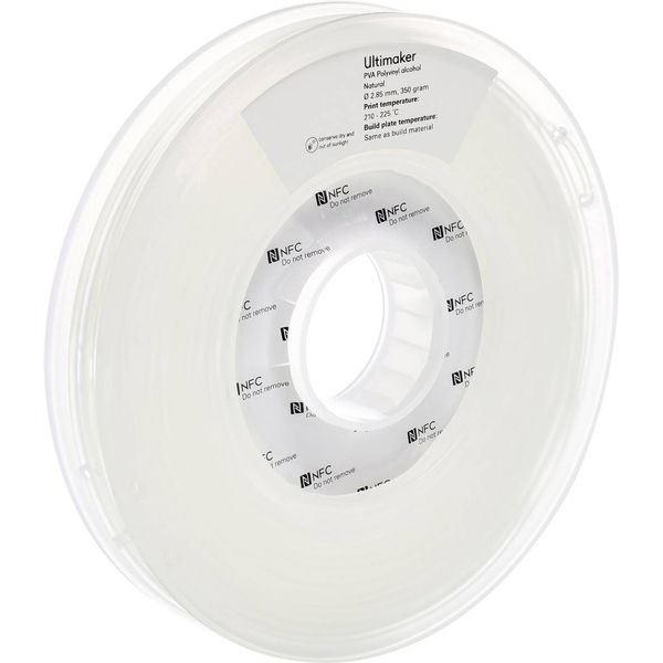 Ultimaker 27 3D nyomtatószál PVA műanyag 2.85 mm 350 g Átlátszó 1 db (PVA - M0952 Natural 350 - 2061)