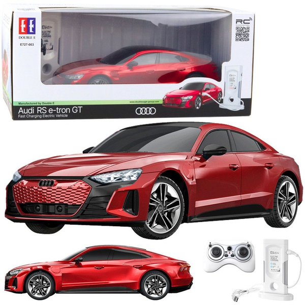 Samochód Audi RS E-tron GT Zdalnie Sterowany RC Czerwony 1:14 EDUKAMP