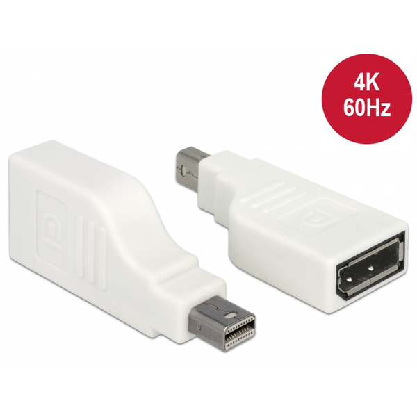 Adaptér mini DisplayPort 1.2 (M) na DisplayPort (F) 4K Delock 65867