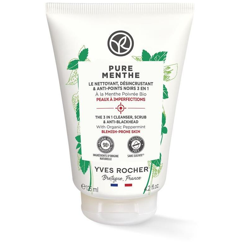 YVES ROCHER arctisztító gél fekete pontok ellen 125 ml (3660005449838)