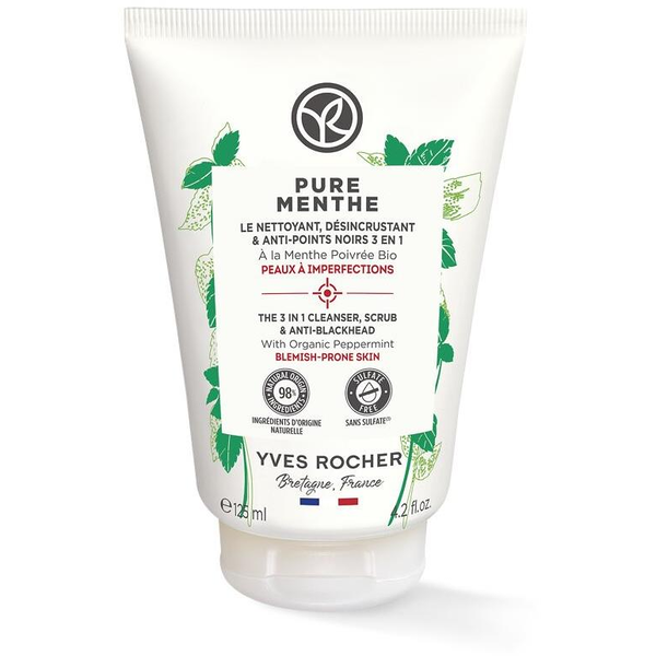 YVES ROCHER arctisztító gél fekete pontok ellen 125 ml