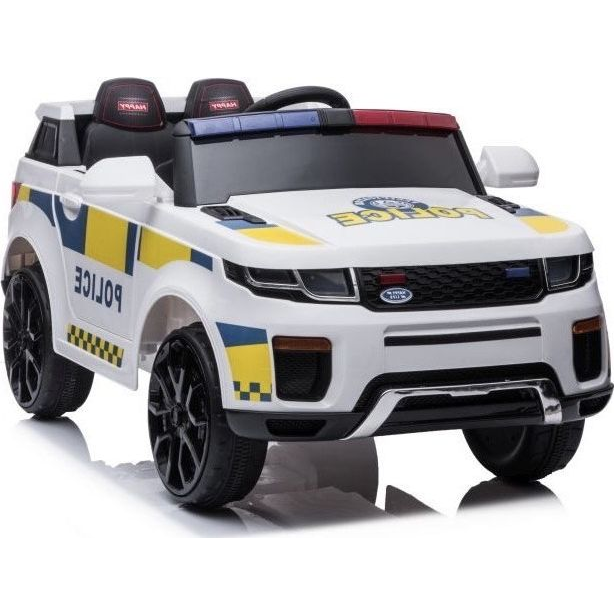 BBH-021 Elektromos Rendőrautó 9346 - 12 V, 2.4 GHz, Szülői Távirányítóval, Nyitható Ajtóval, EVA Kerekekkel, Fehér (9346)