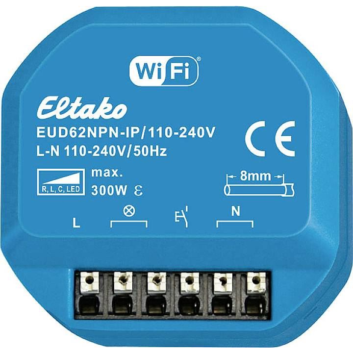 Eltako EUD62NPN-IP/110-240V süllyesztett fényerőszabályzó (30062002) (eltako30062002)