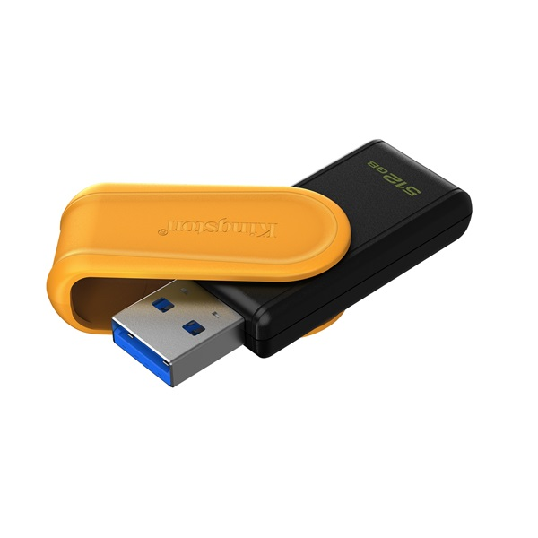 Kingston Technology DataTraveler Exodia S memorii flash USB 512 Giga Bites USB Tip-A 3.2 Gen 1 (3.1 Gen 1) Negru, Galben