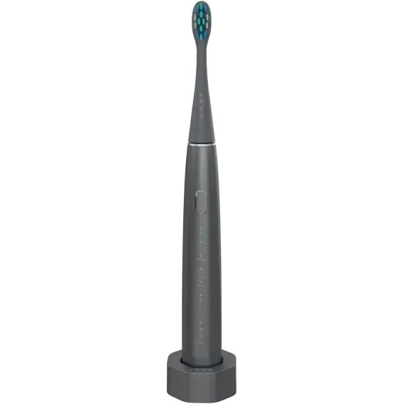 Електрическа звукова четка за зъби AENO ADB0010G, 5W, DuPont™, Таймер, 5 режима, 90 дни с едно зареждане, Сив