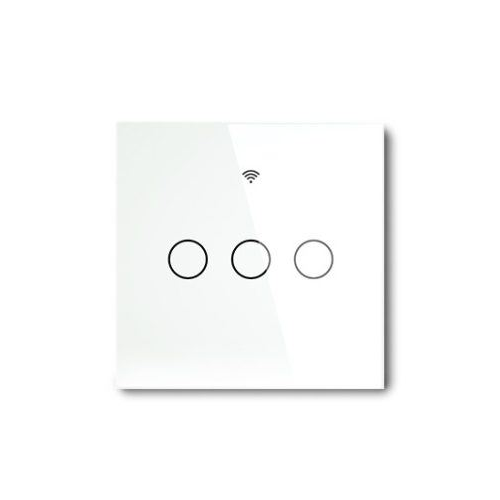 SMARTZILLA Tuya WIFI Okos kapcsoló 3 csatornás beépíthető (2046433) (smart2046433)