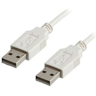 Kabel Value USB 2.0 A(M) - A(M) - propojovací 3m, bílý