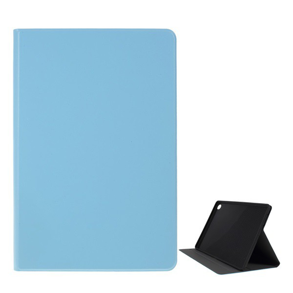 Tok álló, bőr hatású (FLIP, oldalra nyíló, asztali tartó funkció, prémium) VILÁGOSKÉK [Huawei MediaPad M6 10.8 LTE]