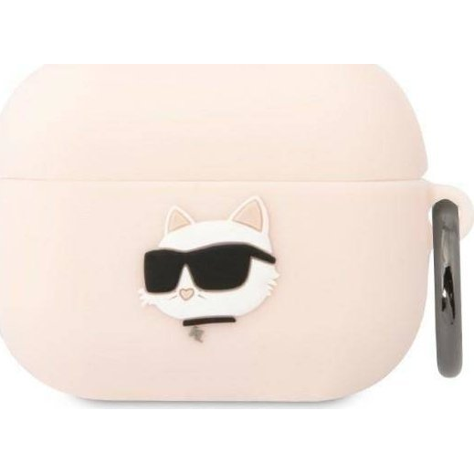 KARL LAGERFELD SILIKONSKI OVITEK CHOUPETTE HEAD 3D ZA AIRPODS PRO ROZA