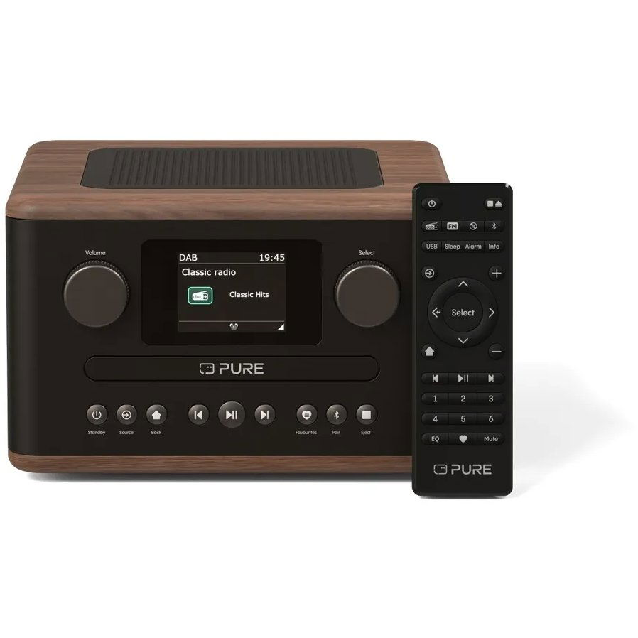 PURE Classic C-D4 fekete / dió (255052)