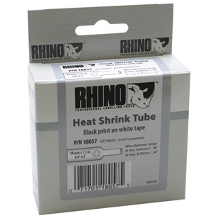 DYMO zsugorcső 19mm 4,64-8,70 fehér (18057)