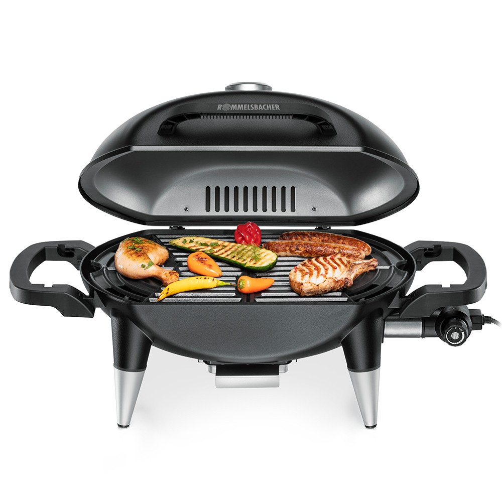 Rommelsbacher BBQ 4000 Elektromos Kerti grillsütő - Fekete (BBQ 4000)