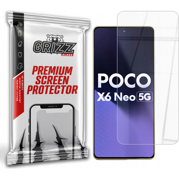  GrizzGlass Szkło hybrydowe GrizzGlass HybridGlass do Xiaomi Poco X6 Neo