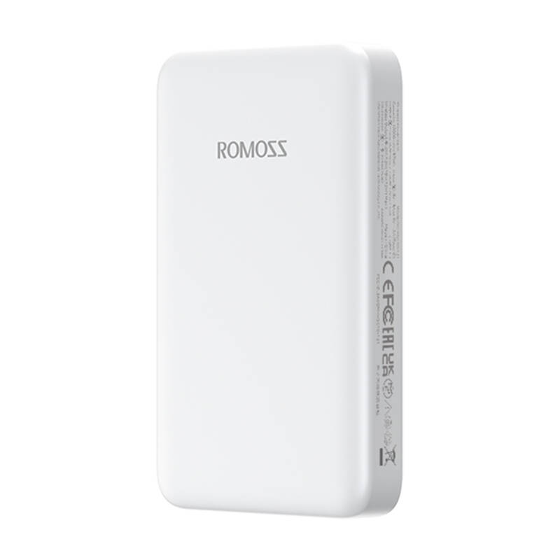 Romoss WSC10 Powerbank USB-A + USB-C / 10000mAh 20W - Fehér (WSC10-121-1133H)