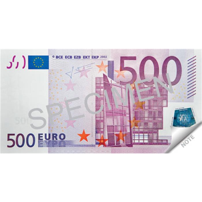 Panta Plast 500 Euro 120x61,5mm Jegyzettömb - Mintás (70 lap / tömb) (0423-0057-99)