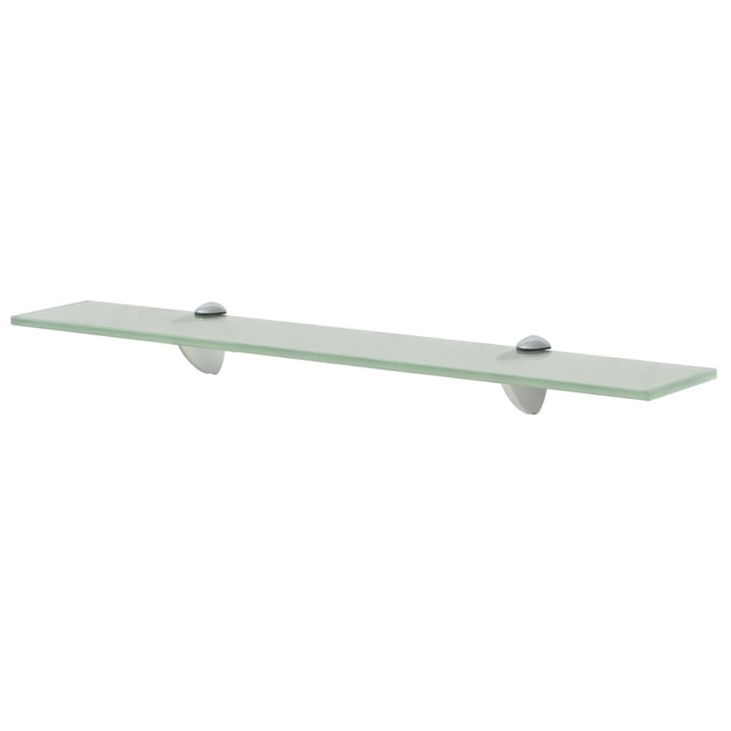 2 db lebegő üvegpolc 60 x 10 cm 8 mm (3051513)