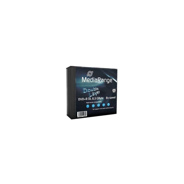 MediaRange DVD+R 8.5GB   5pcs Pack Double Layer 8x Slim