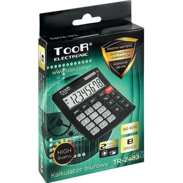 Toor TR-2483 Asztali Számológép - 8 Digit