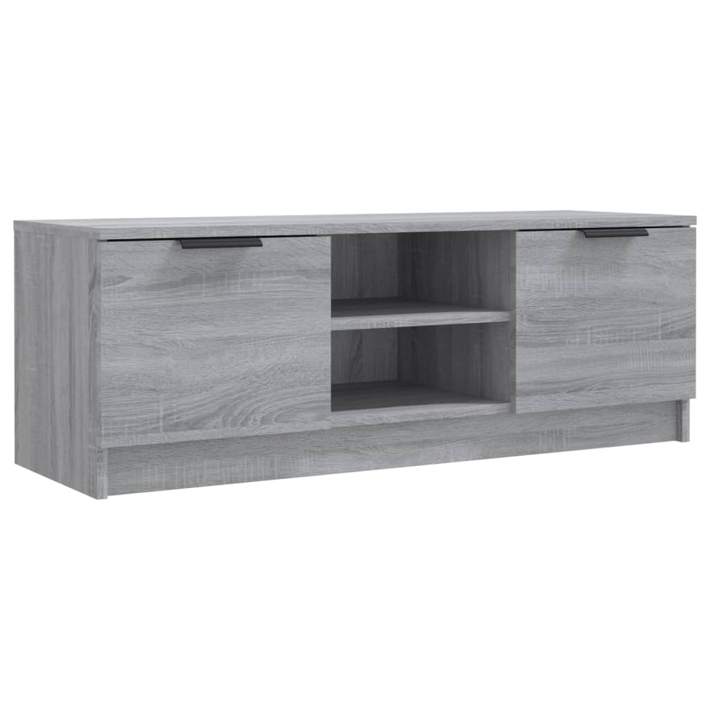 szürke sonoma színű szerelt fa TV-szekrény 102 x 35 x 36,5 cm (817133)