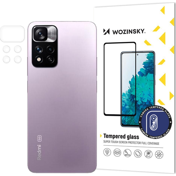 WOZINSKY SZKŁO HARTOWANE NA CAŁY APARAT KAMERĘ DO XIAOMI REDMI NOTE 11 PRO+