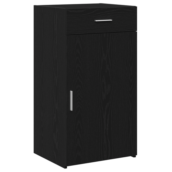 vidaXL Szafka Czarna Dąb 30x42,5x93 cm Drewno Inżynieryjne