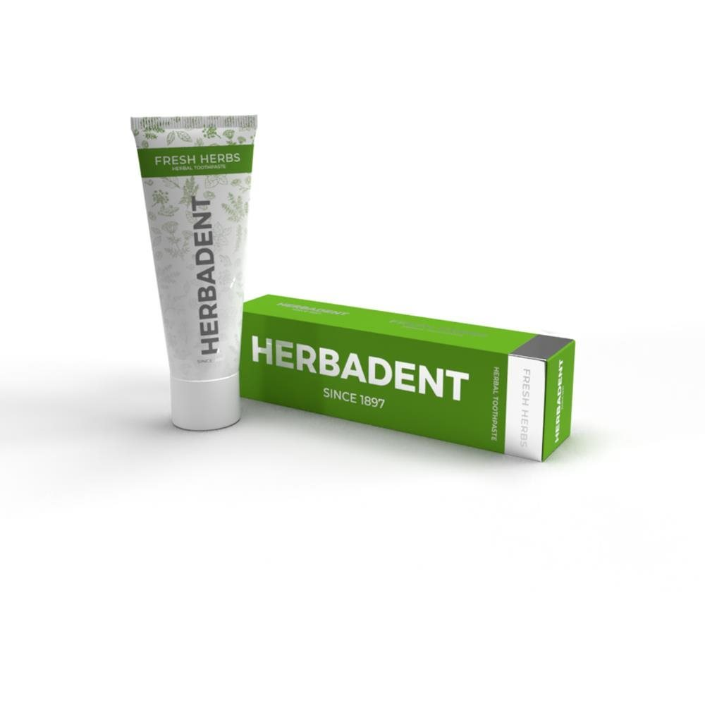 HERBADENT Fresh Herbs gyógynövényes fogkrém 75 g (8594021372304)