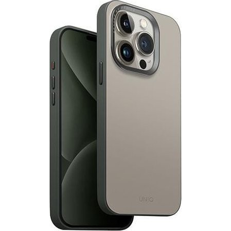 Uniq Lyden DS Apple iPhone 15 Pro Max Magsafe tok, elefántcsont / zöld (UNIQ1398)