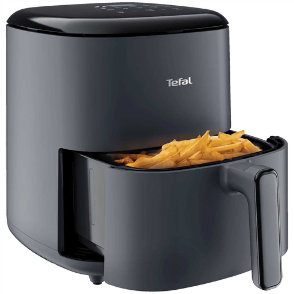 Tefal Easy Fry Max EY245B Samostarný 5 L Samostatný 1500 W Teplovzdušná fritéza Šedá (EY245B10)