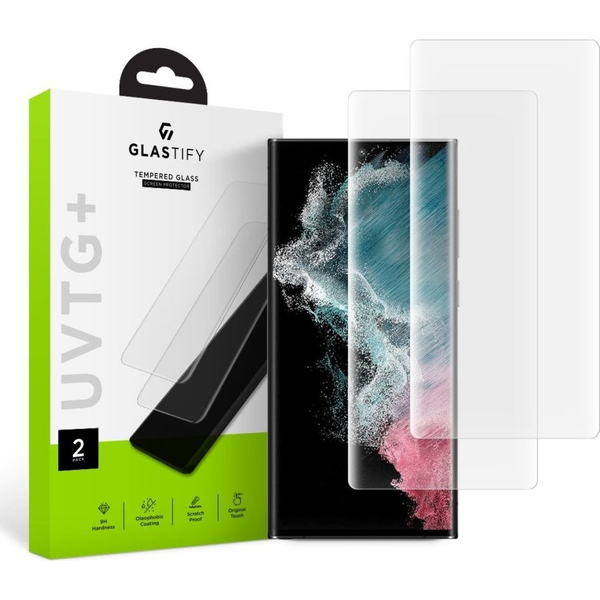 KALJENO STEKLO GLASTIFY UVTG+ 2-PAKET ZA GALAXY S23 ULTRA CLEAR