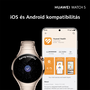 Huawei WATCH 5 3,51 см (1.38") AMOLED 46 мм Цифров 466 x 466 пиксела Тъчскрийн Rose Gold Wi-Fi GPS (сателитен)
