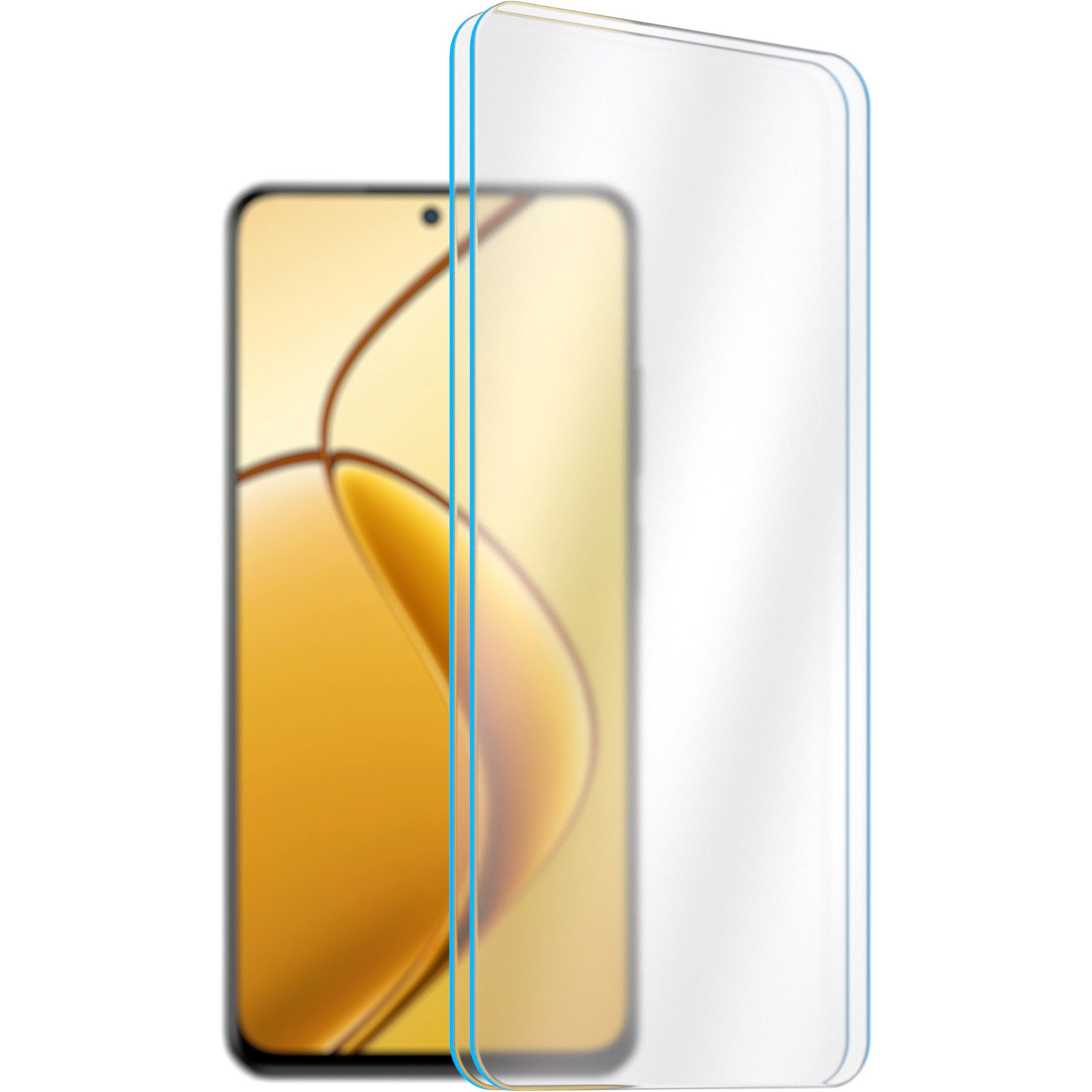 AlzaGuard Case Friendly Glass Realme 12X / 12 5G / 13 5G 2.5D üvegfólia - 2db (AGD-TGF465P2)