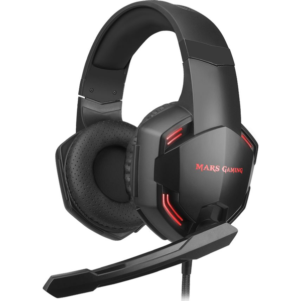 Mars Gaming MHX PRO 7.1 Слушалки с кабел USB, черни
