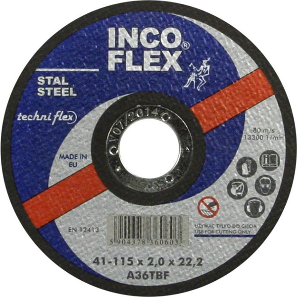  Techniflex Tarcza do cięcia metalu 230 x 2,5 x 22,2mm (IFM41-230-2.5-22A36R)