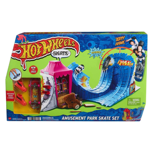 Hot Wheels Finger Skate Vidámpark Gördeszkapálya Szett
