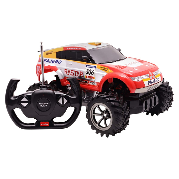 Rastar: Mitsubishi Pajero 1:18 távirányítós autó - piros (20100-Red)