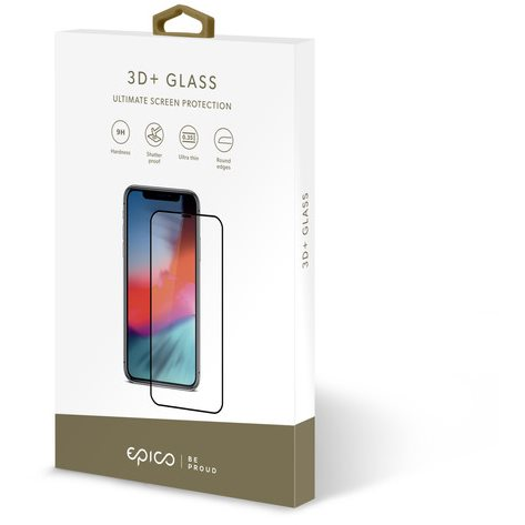 Epico iPhone 6/6S/7/8/SE 2020 3D+ üvegfólia - fekete