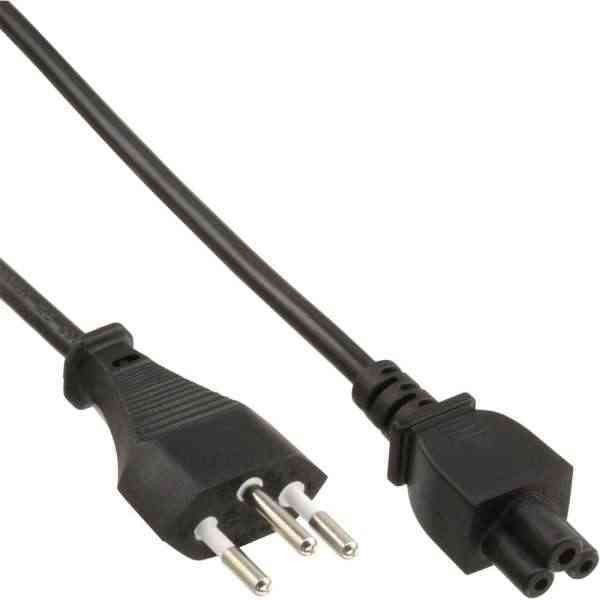 InLine 4043718021994 cavo di alimentazione Nero 2 m SEV 1011 Accoppiatore C5