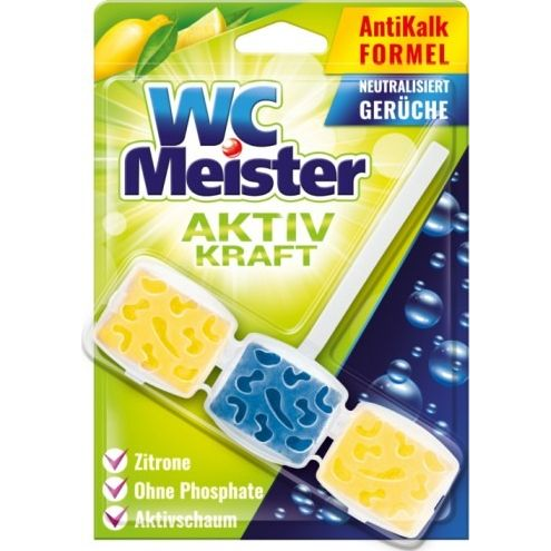 WC MEISTER Toilet Rim Block - citrom, 45g (450-uniw)