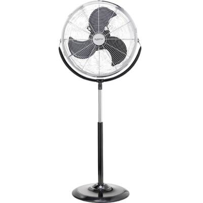 Álló ventilátor 140 W 54 x 130 cm fekete/ezüst, Sygonix FES-45A (FES-45A)