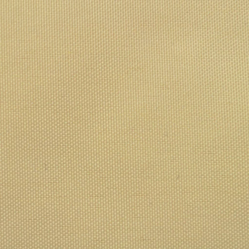 háromszög alakú bézs oxford szövet napvitorla 5 x 5 x 5 m (42296)