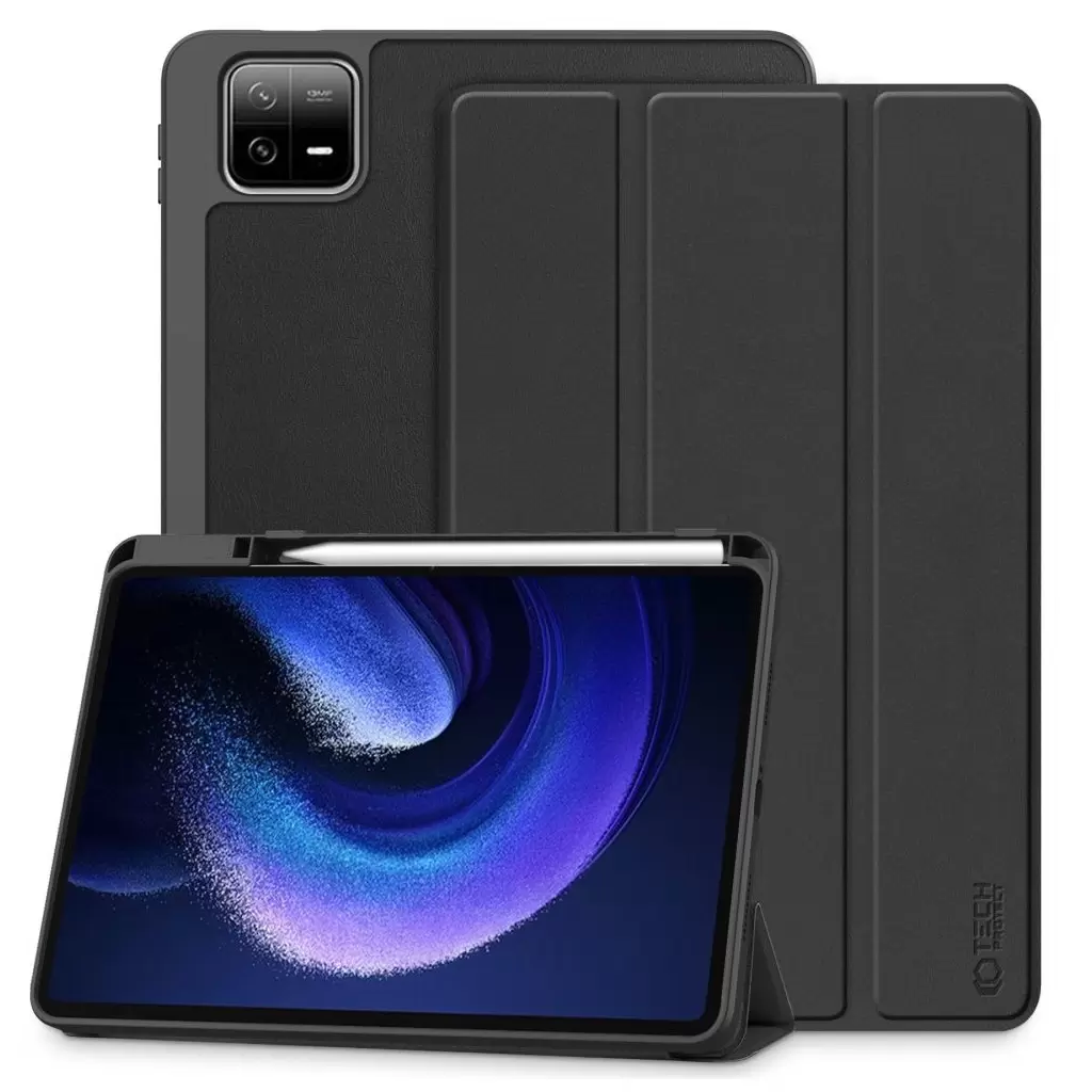 Tech-Protect SC Pen Case Táblagép Tok Xiaomi Pad 6 / 6 Pro készülékhez Fekete 949071 (128761)
