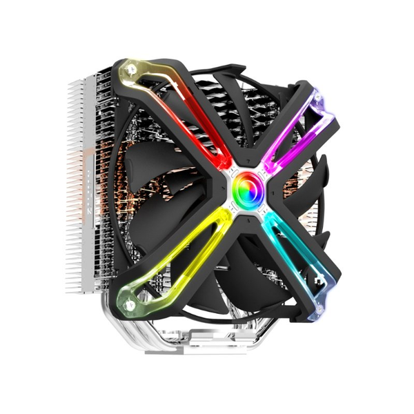 Zalman CNPS17X Компютърна охладителна система Процесор Охладител 14 см Черен, Сив
