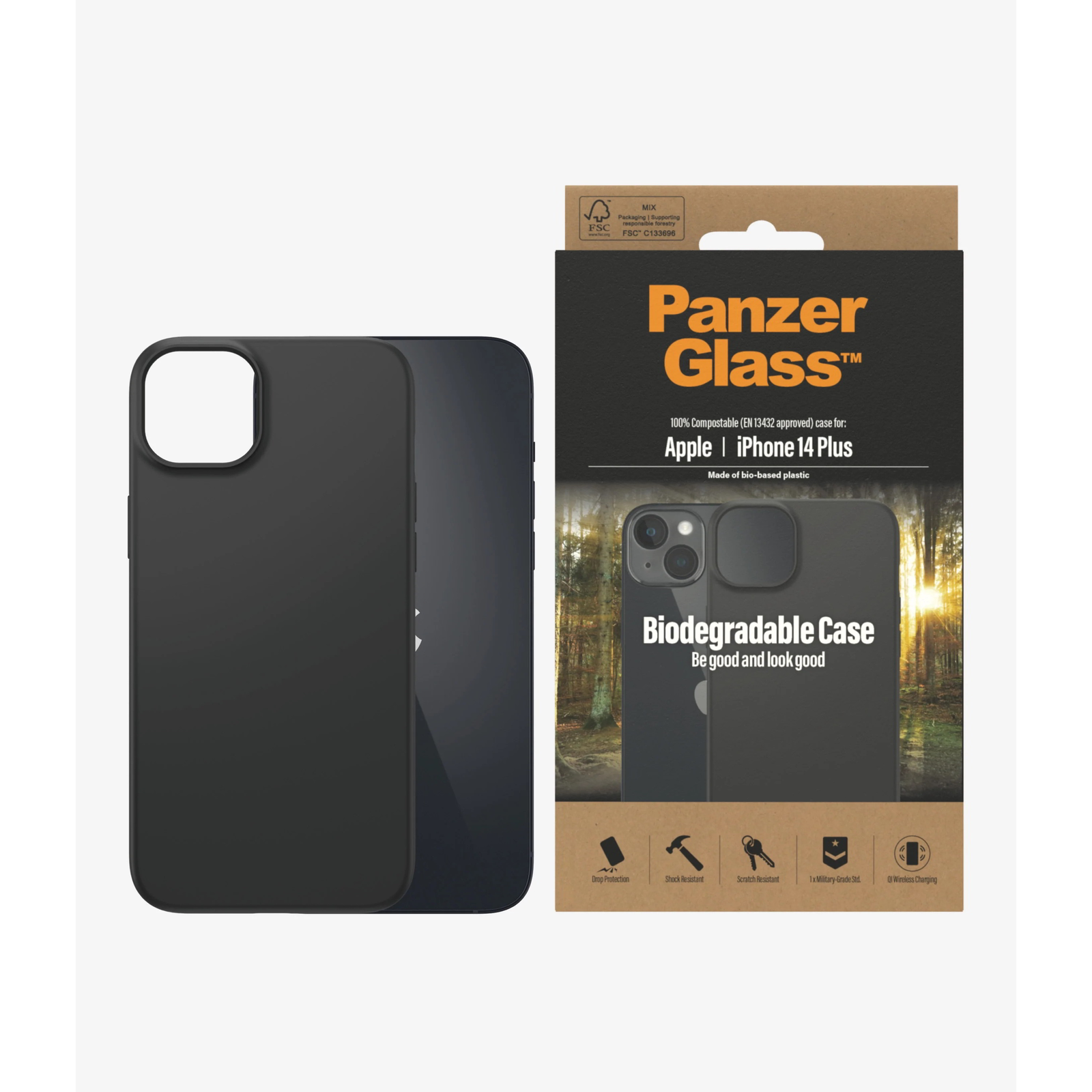 PanzerGlass Lebomló Apple iPhone 14 Plus Tok - Fekete (0419)