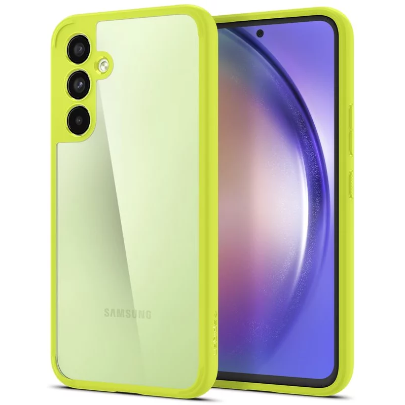 Spigen Ultra Hybrid Samsung Galaxy A54 5G tok átlátszó-lime színű (ACS06099) (ACS06099)