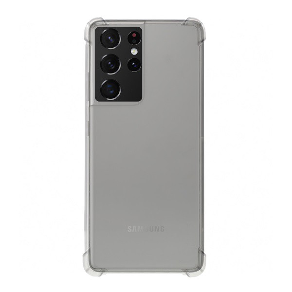 Szilikon telefonvédő (közepesen ütésálló, légpárnás sarok) ÁTLÁTSZÓ [Samsung Galaxy S21 Ultra (SM-G998) 5G] (5996591036670)