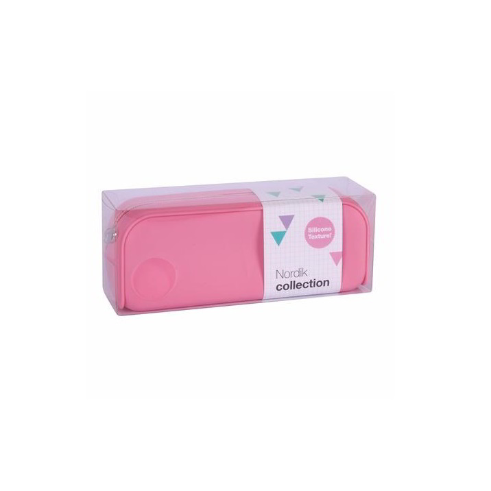 Apli Nordik Egyrekeszes tolltartó - Rózsaszín (18417)