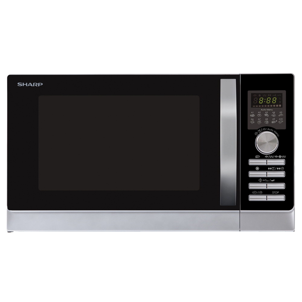 Sharp R-843(IN)W Mikrohullámú sütő - Ezüst