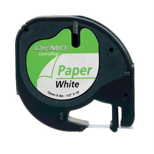 DYMO 12mm LetraTAG Paper tape nastro per etichettatrice