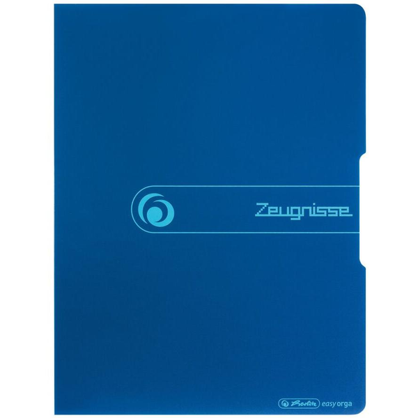 Herlitz Sichtbuch "Zeugnisse"      opak blau       20 Hüllen (11208360)